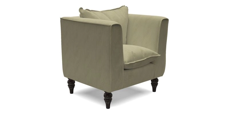 Aysgarth Chair in Two Tone Plain Biscuit
