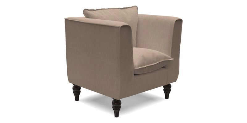Aysgarth Chair in Two Tone Plain Biscuit