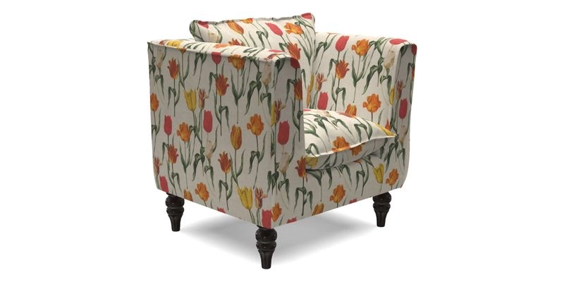 Aysgarth Chair in Two Tone Plain Biscuit