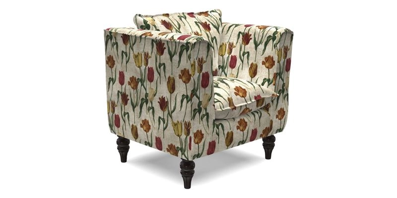 Aysgarth Chair in Two Tone Plain Biscuit