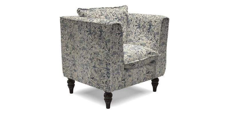 Aysgarth Chair in Two Tone Plain Biscuit