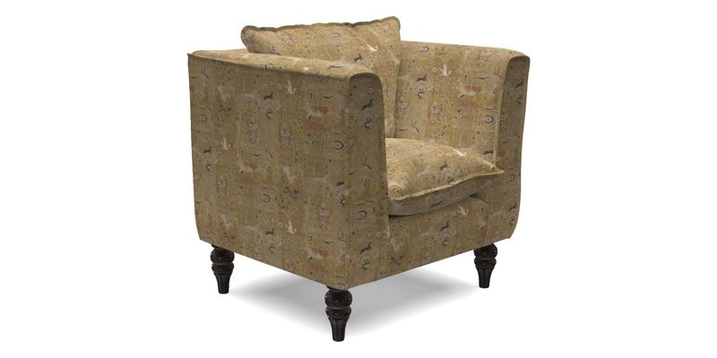 Aysgarth Chair in Two Tone Plain Biscuit