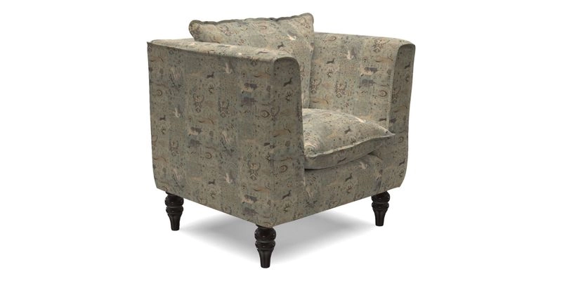 Aysgarth Chair in Two Tone Plain Biscuit