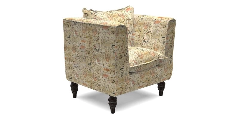 Aysgarth Chair in Two Tone Plain Biscuit