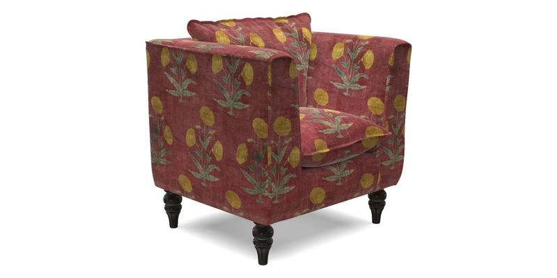 Aysgarth Chair in Two Tone Plain Biscuit