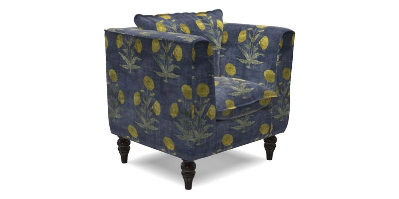 Aysgarth Chair in Two Tone Plain Biscuit