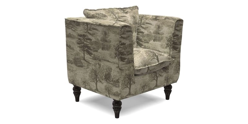 Aysgarth Chair in Two Tone Plain Biscuit
