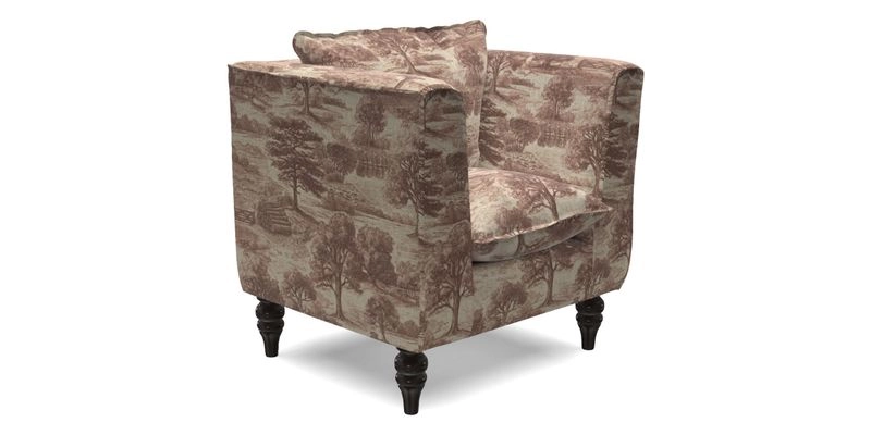 Aysgarth Chair in Two Tone Plain Biscuit