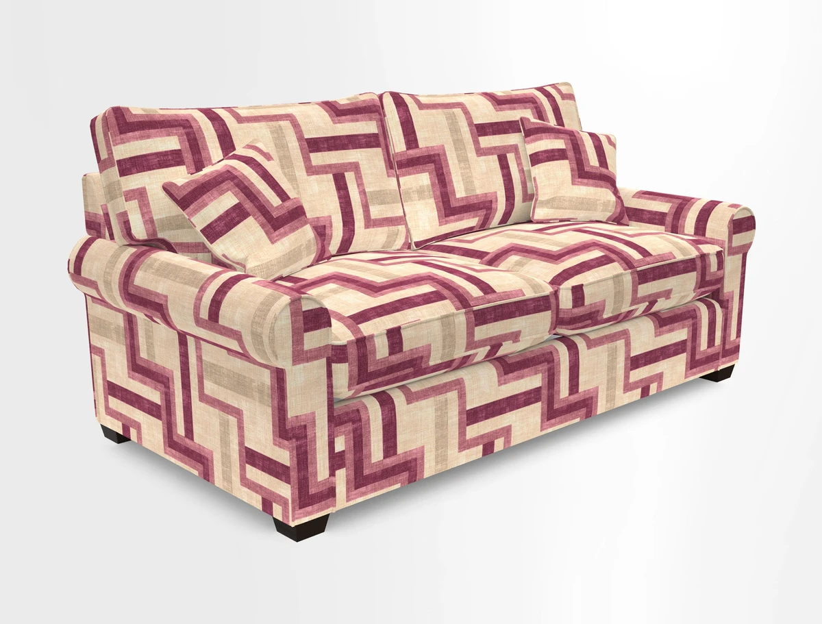 Bignor 3 Seater Sofa in V&A Drawn From Nature Oak Tree Gold