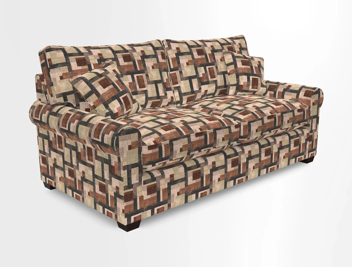 Bignor 3 Seater Sofa in V&A Drawn From Nature Oak Tree Gold