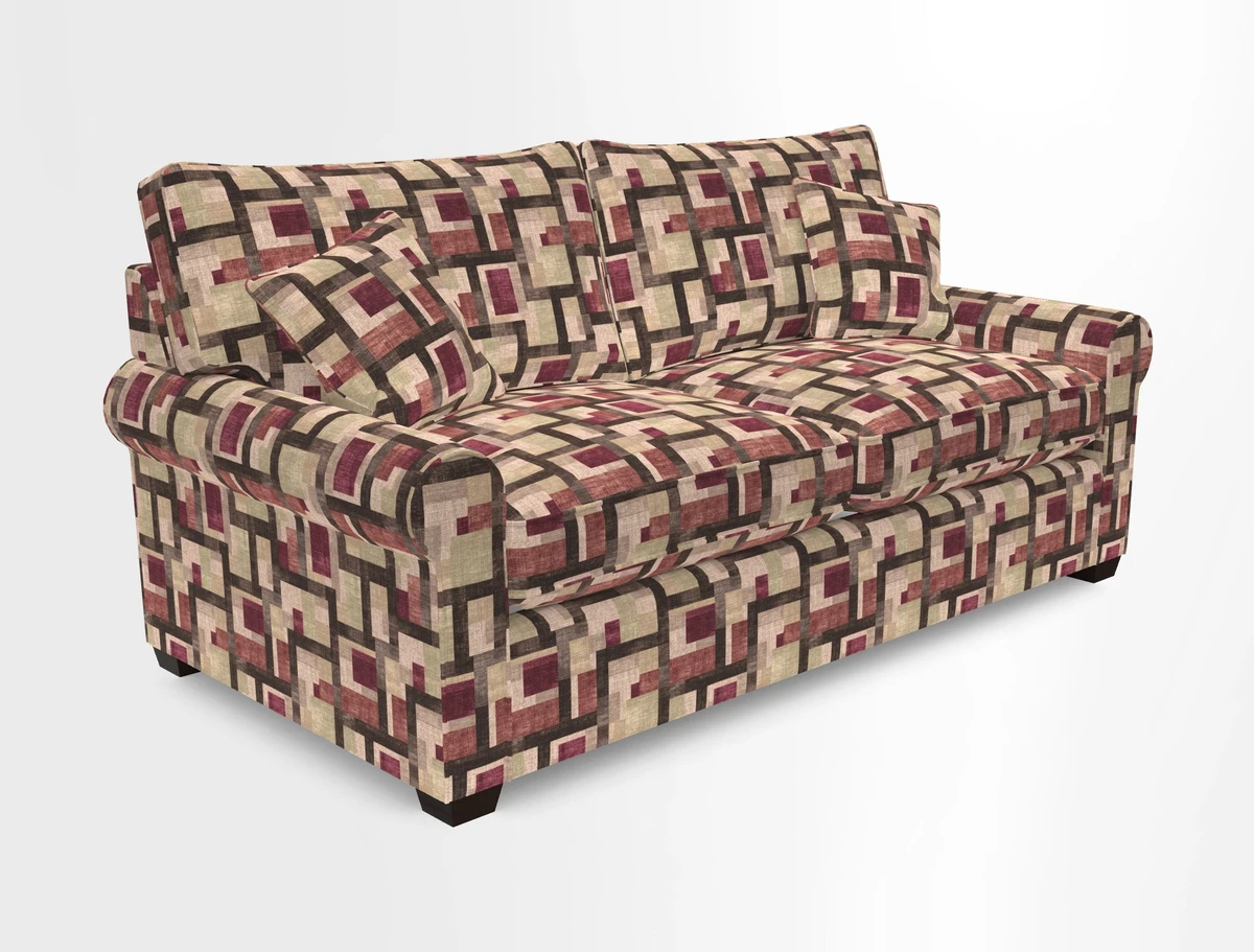Bignor 3 Seater Sofa in V&A Drawn From Nature Oak Tree Gold