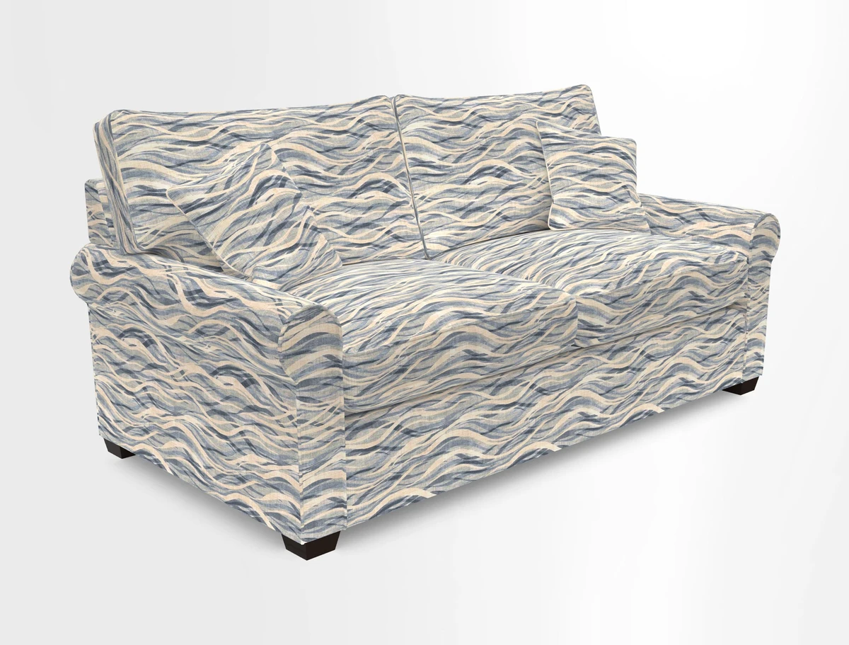 Bignor 3 Seater Sofa in V&A Drawn From Nature Oak Tree Gold