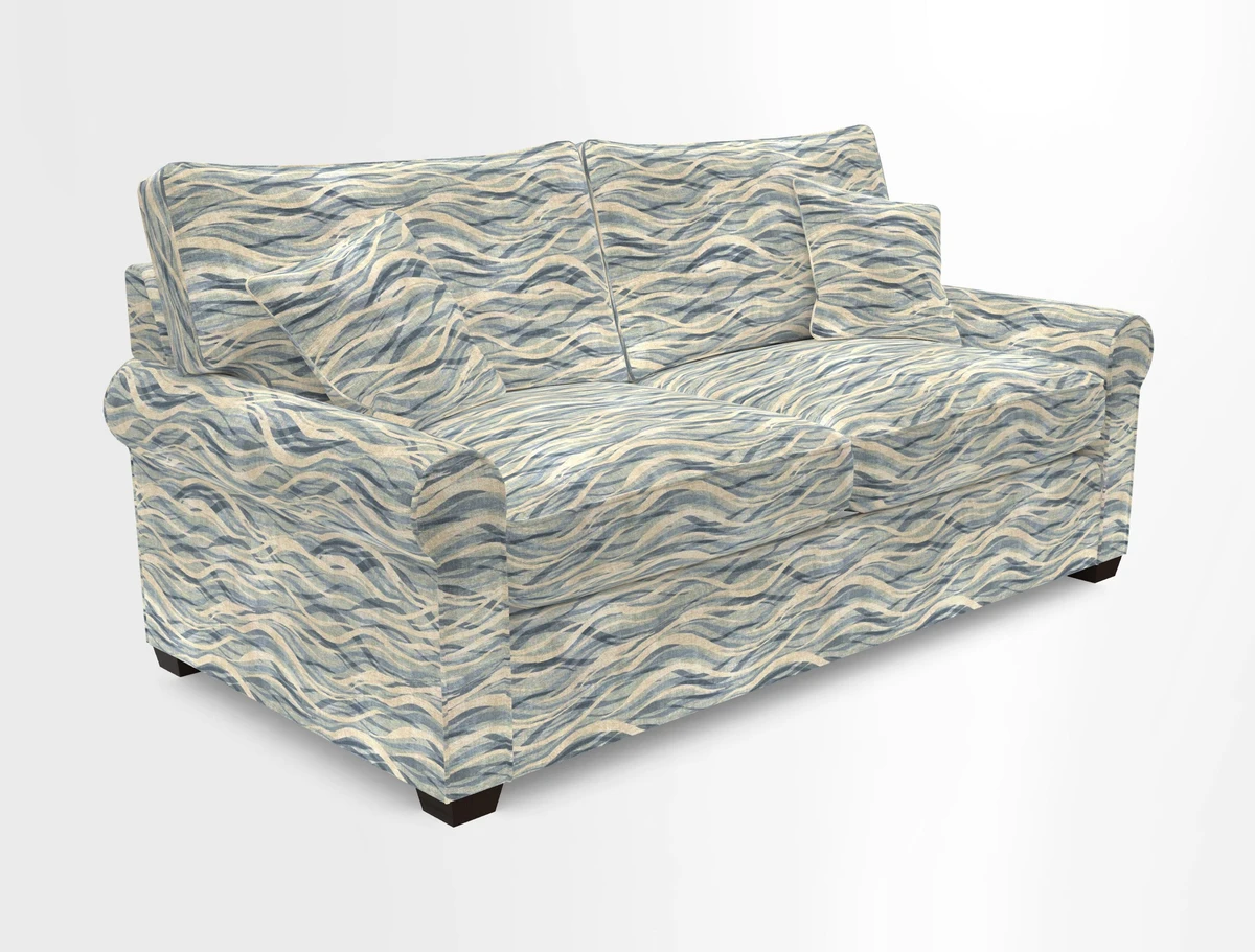 Bignor 3 Seater Sofa in V&A Drawn From Nature Oak Tree Gold