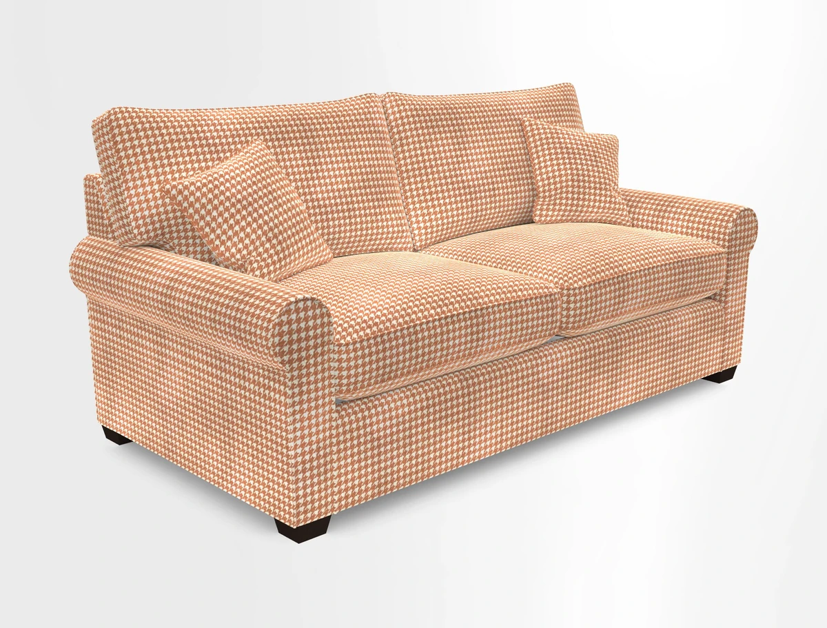Bignor 3 Seater Sofa in V&A Drawn From Nature Oak Tree Gold