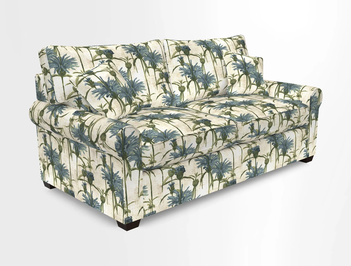 Bignor 3 Seater Sofa in V&A Drawn From Nature Oak Tree Gold