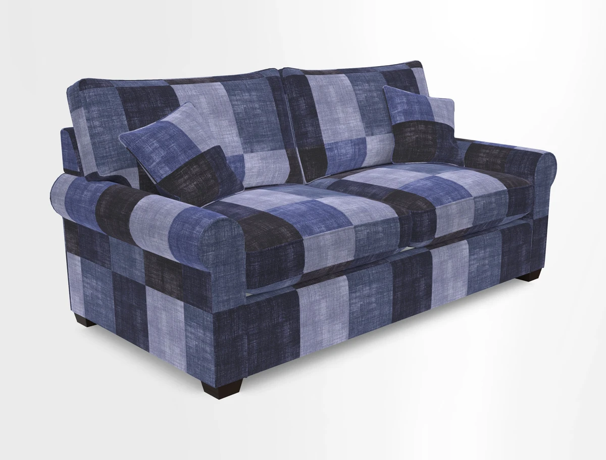 Bignor 3 Seater Sofa in V&A Drawn From Nature Oak Tree Gold