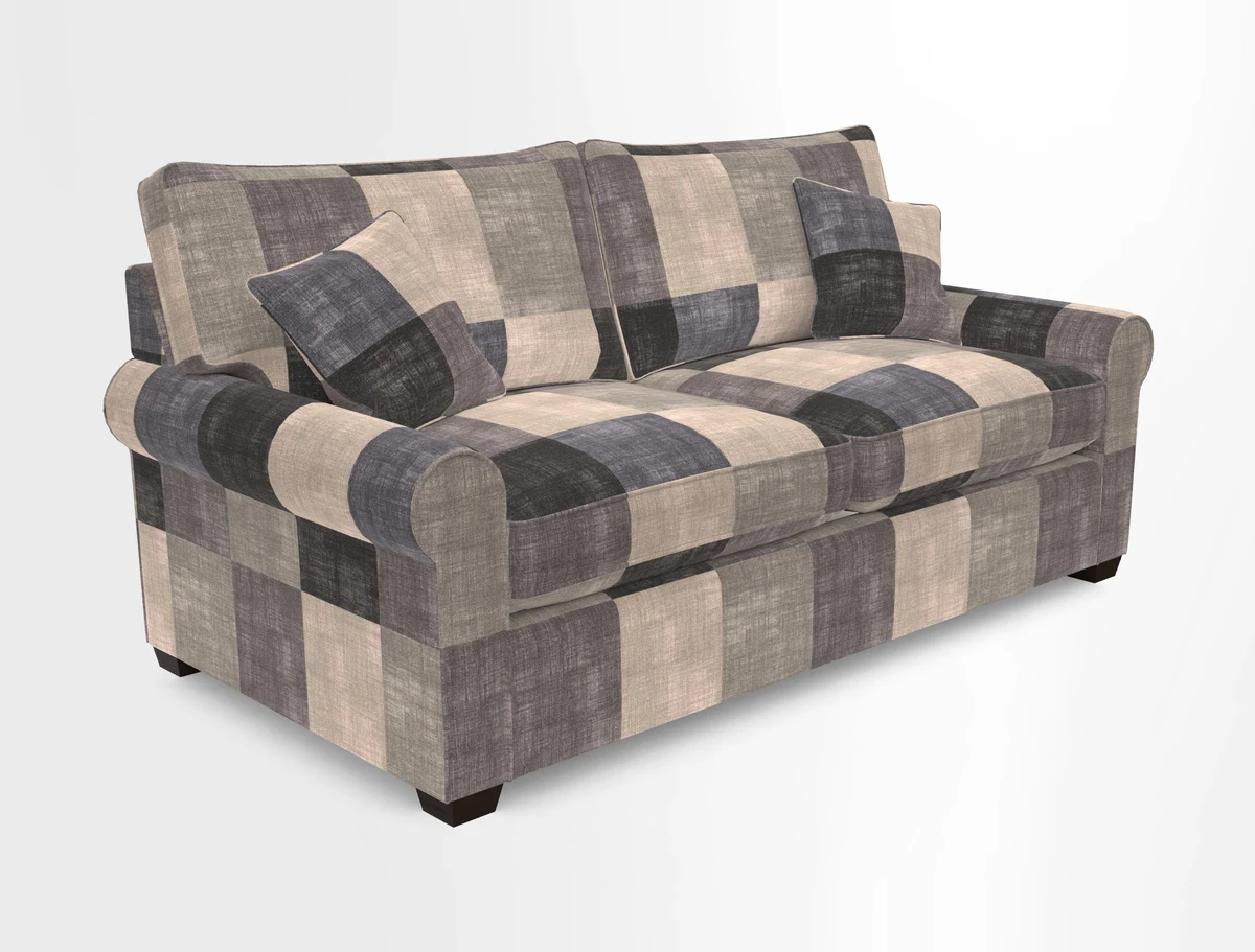 Bignor 3 Seater Sofa in V&A Drawn From Nature Oak Tree Gold