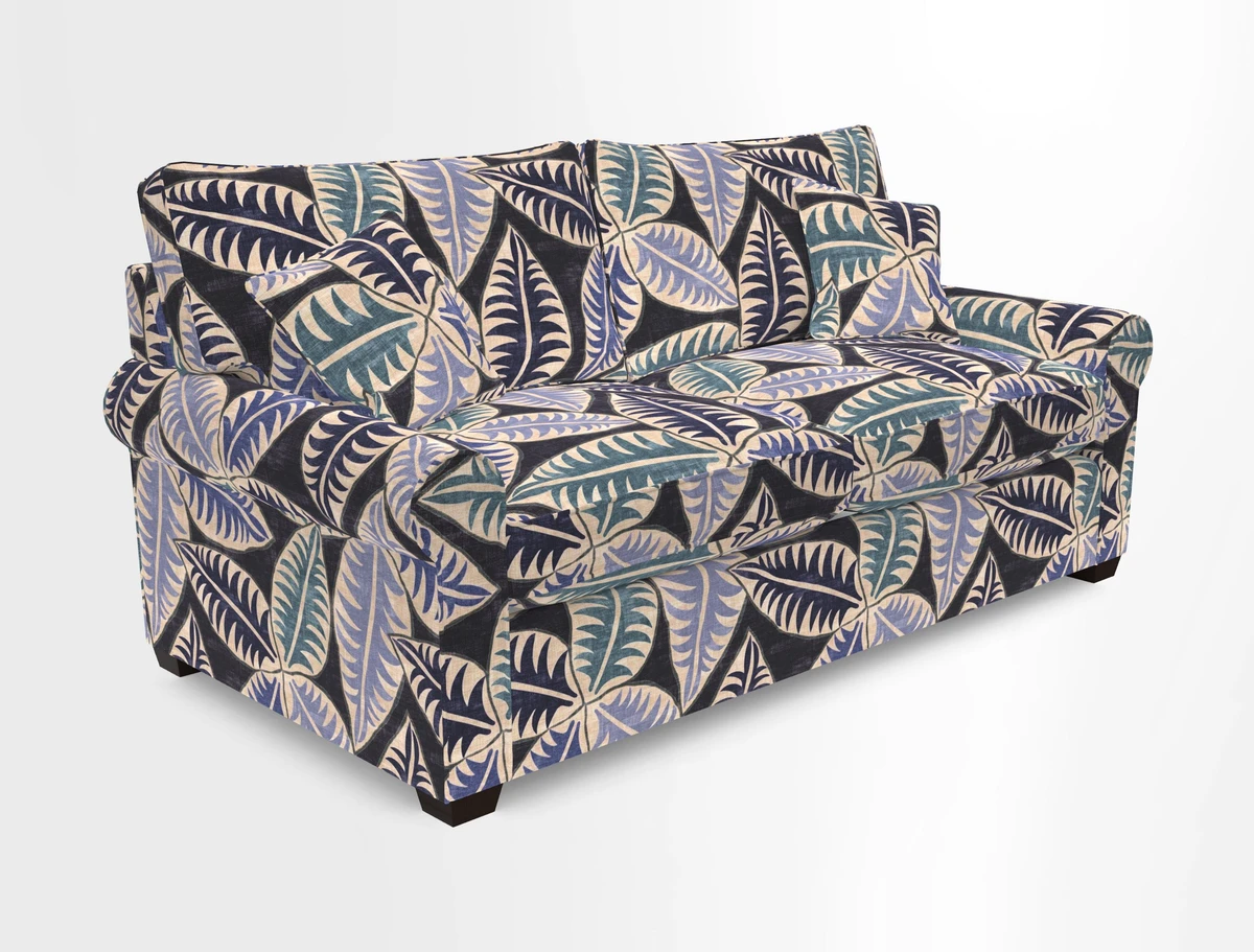 Bignor 3 Seater Sofa in V&A Drawn From Nature Oak Tree Gold