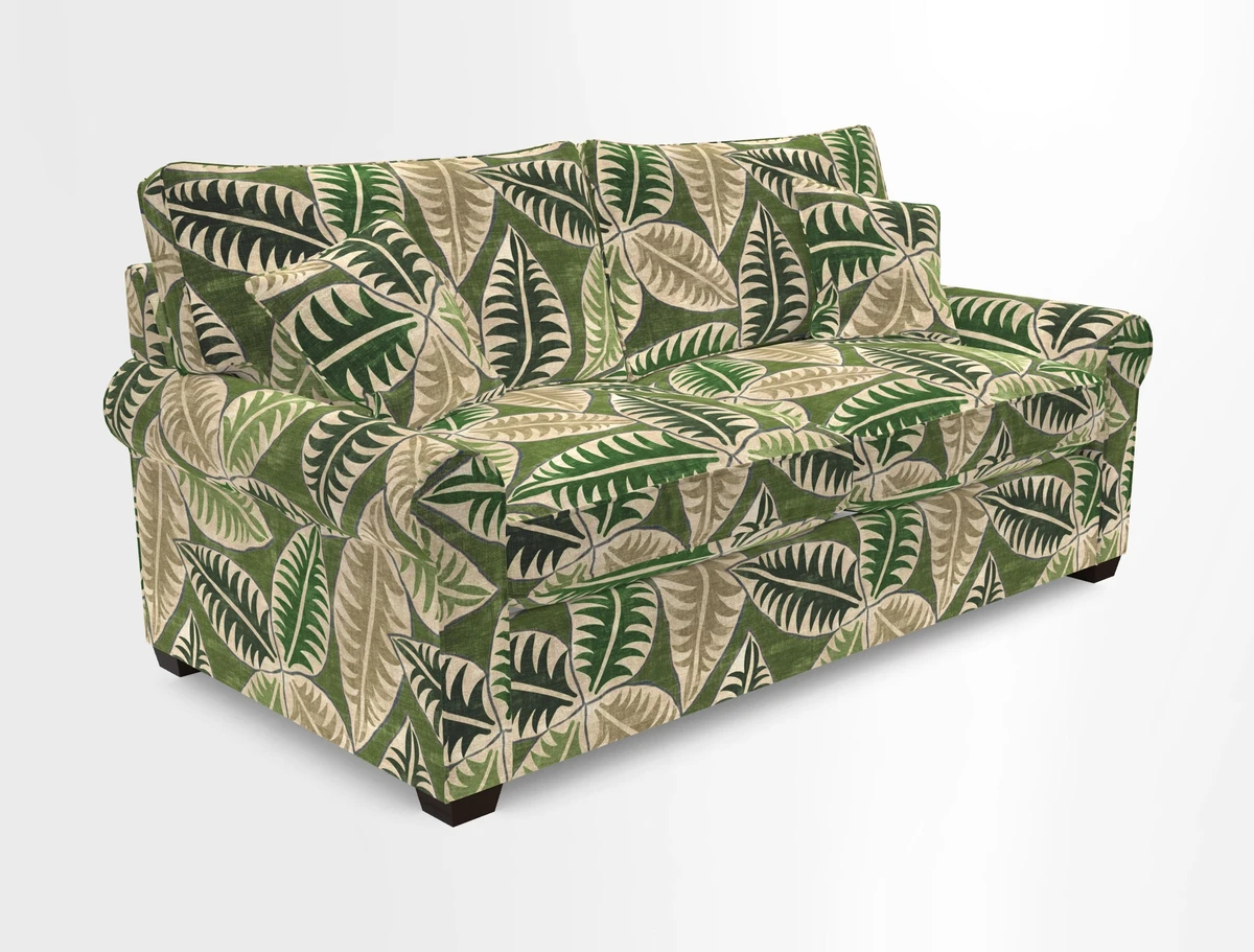 Bignor 3 Seater Sofa in V&A Drawn From Nature Oak Tree Gold