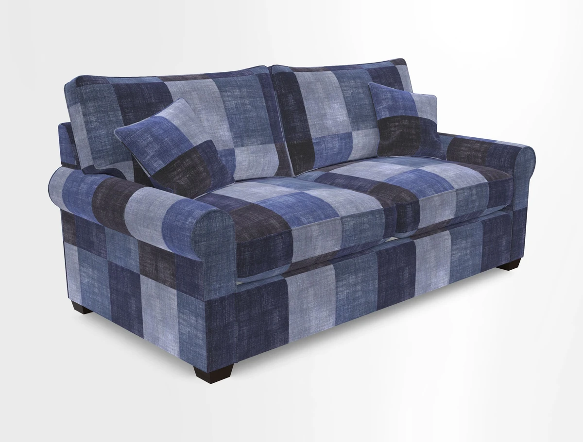 Bignor 3 Seater Sofa in V&A Drawn From Nature Oak Tree Gold