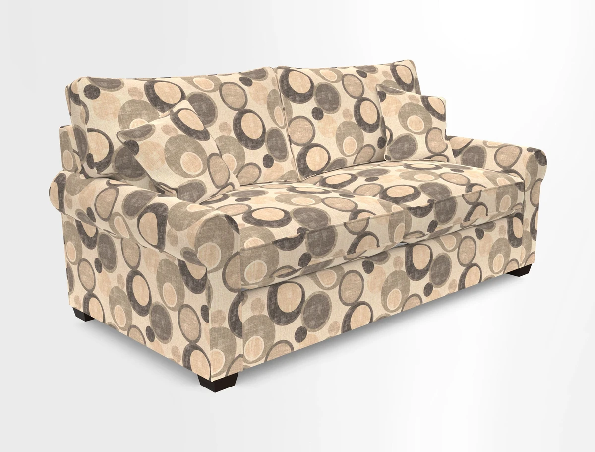 Bignor 3 Seater Sofa in V&A Drawn From Nature Oak Tree Gold