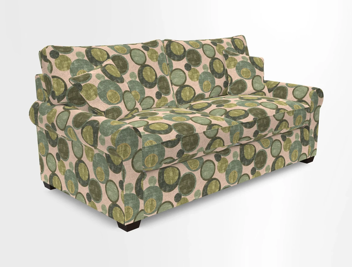 Bignor 3 Seater Sofa in V&A Drawn From Nature Oak Tree Gold