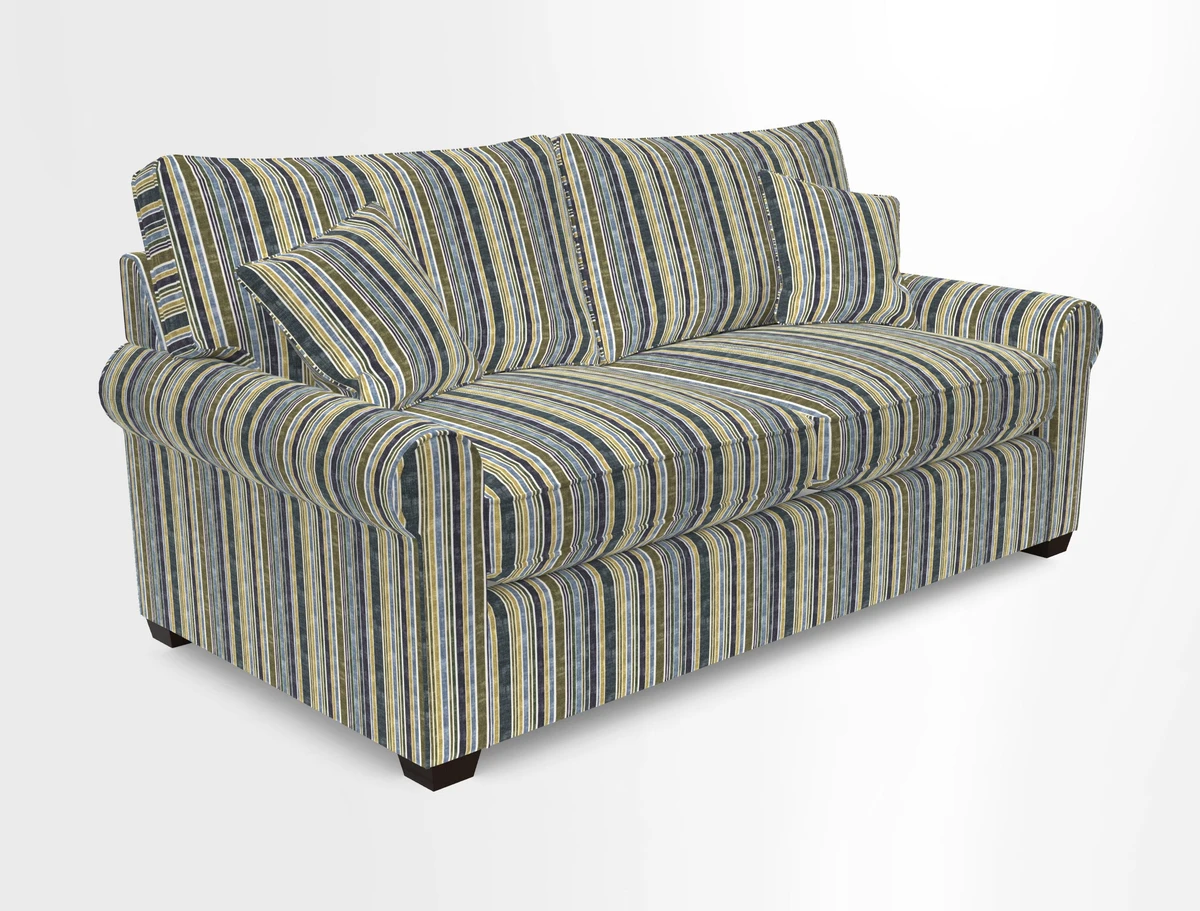 Bignor 3 Seater Sofa in V&A Drawn From Nature Oak Tree Gold