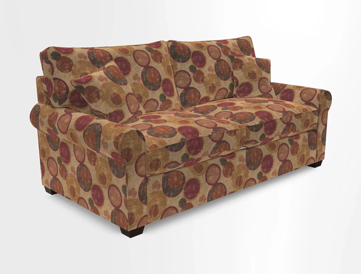 Bignor 3 Seater Sofa in V&A Drawn From Nature Oak Tree Gold