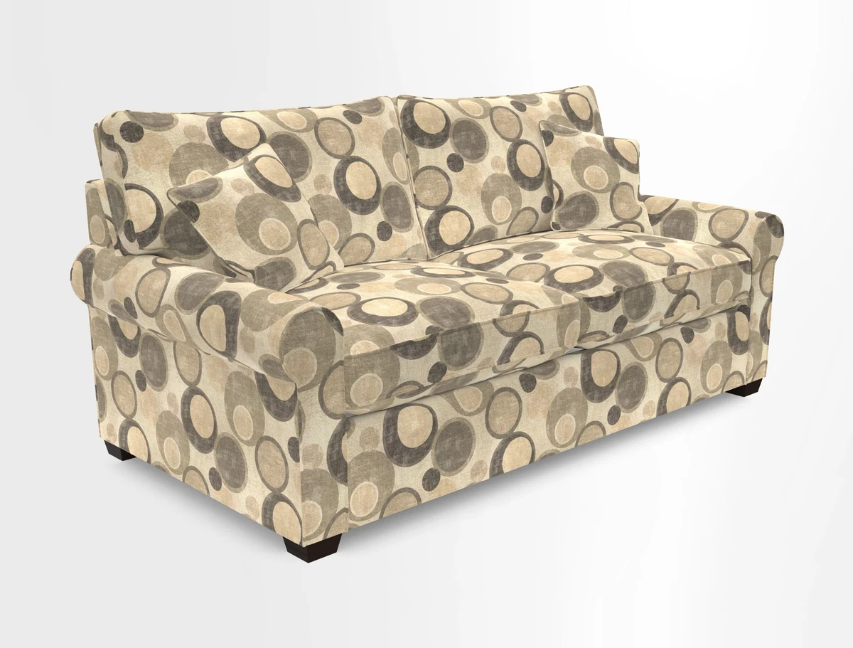 Bignor 3 Seater Sofa in V&A Drawn From Nature Oak Tree Gold