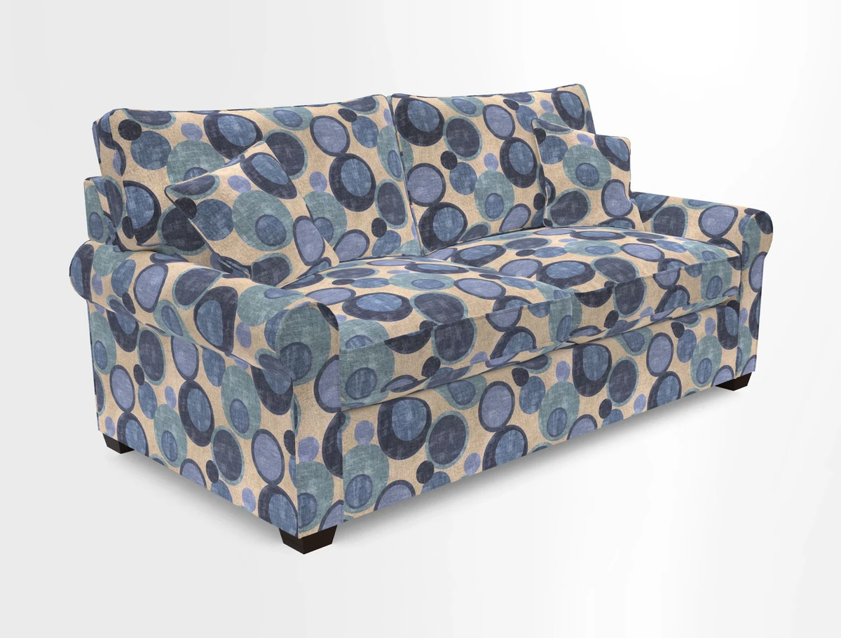 Bignor 3 Seater Sofa in V&A Drawn From Nature Oak Tree Gold