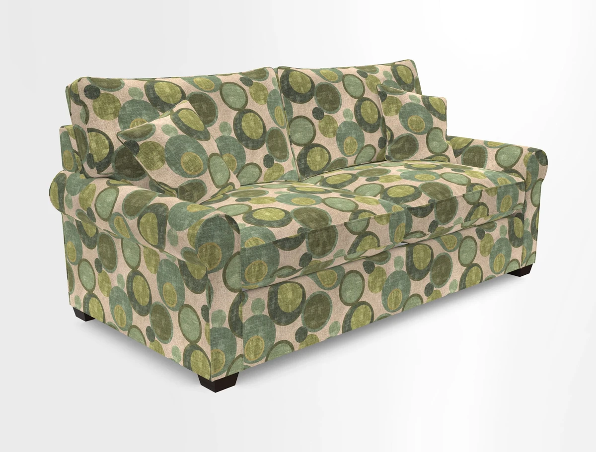 Bignor 3 Seater Sofa in V&A Drawn From Nature Oak Tree Gold