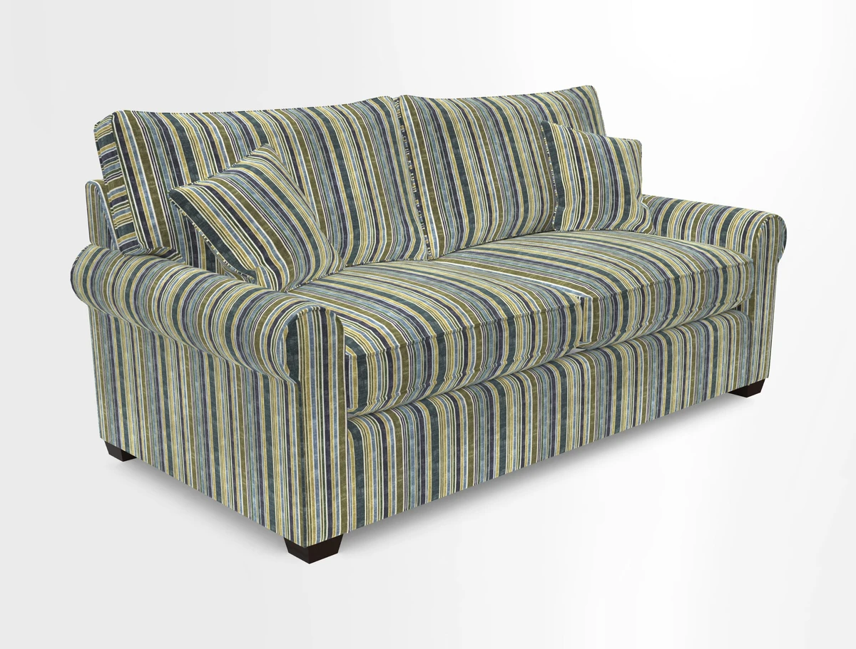 Bignor 3 Seater Sofa in V&A Drawn From Nature Oak Tree Gold