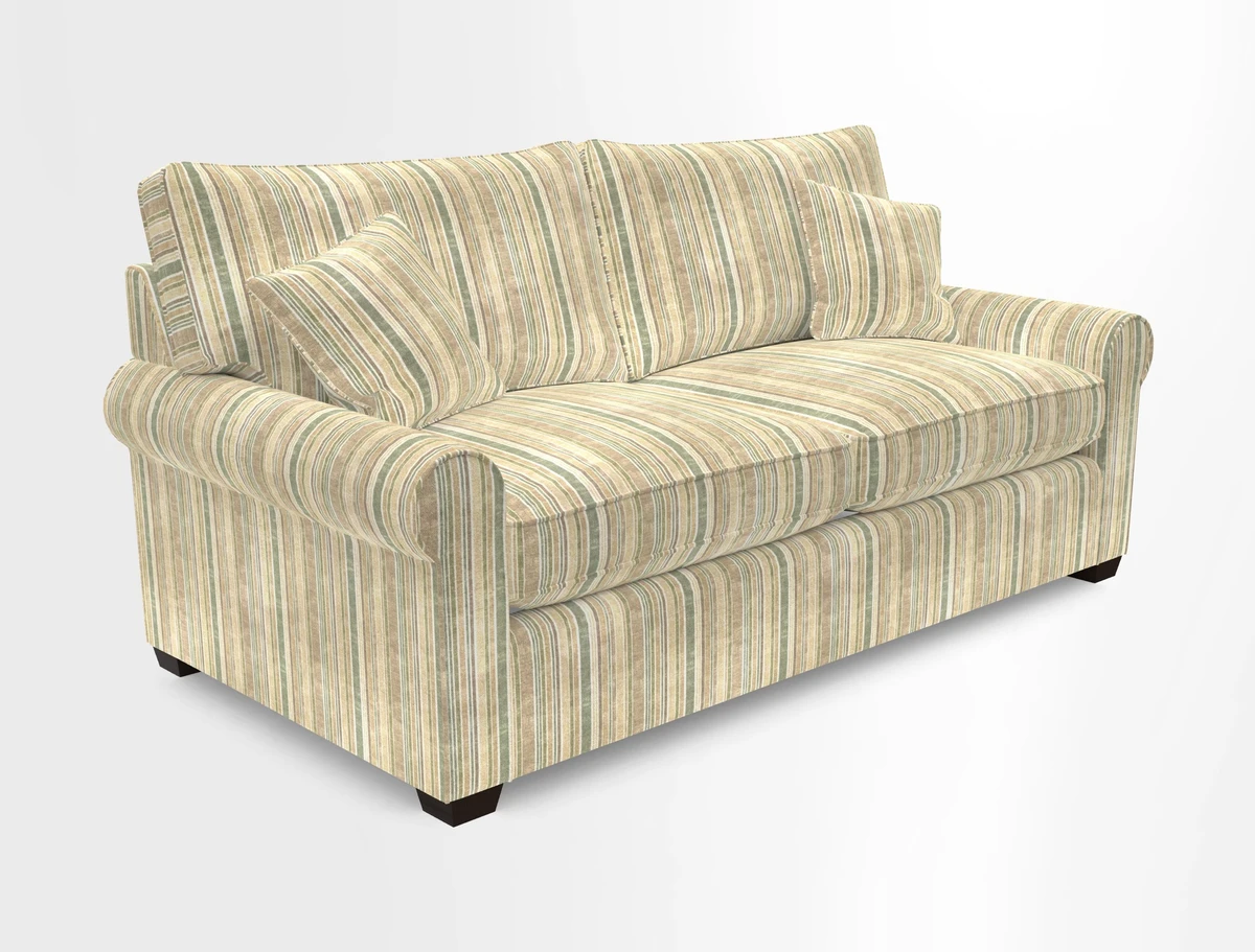 Bignor 3 Seater Sofa in V&A Drawn From Nature Oak Tree Gold