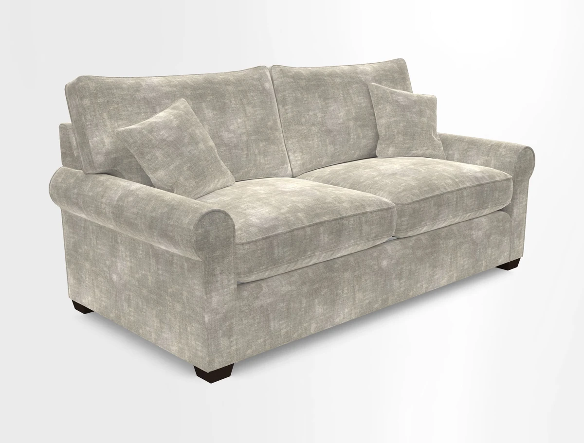 Bignor 3 Seater Sofa in V&A Drawn From Nature Oak Tree Gold
