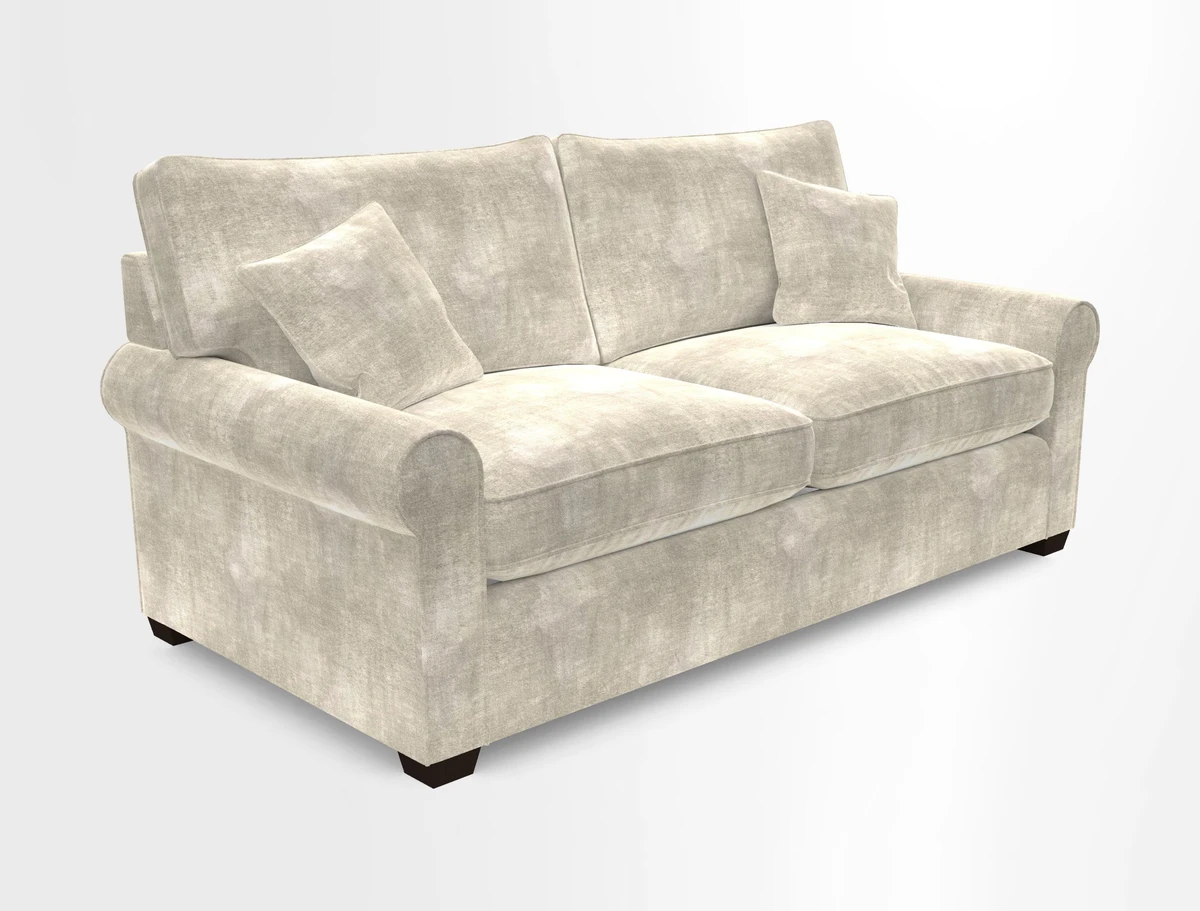 Bignor 3 Seater Sofa in V&A Drawn From Nature Oak Tree Gold