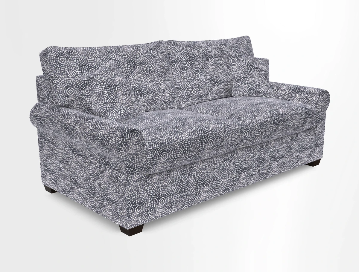 Bignor 3 Seater Sofa in V&A Drawn From Nature Oak Tree Gold