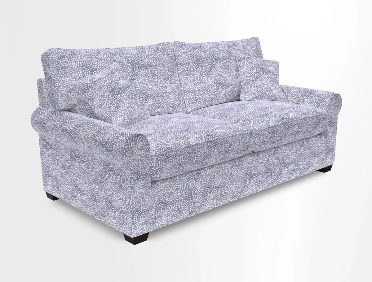 Bignor 3 Seater Sofa in V&A Drawn From Nature Oak Tree Gold
