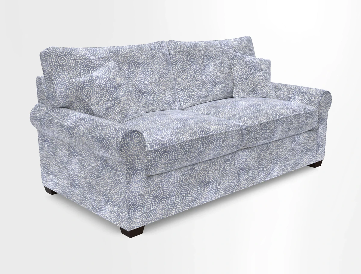 Bignor 3 Seater Sofa in V&A Drawn From Nature Oak Tree Gold