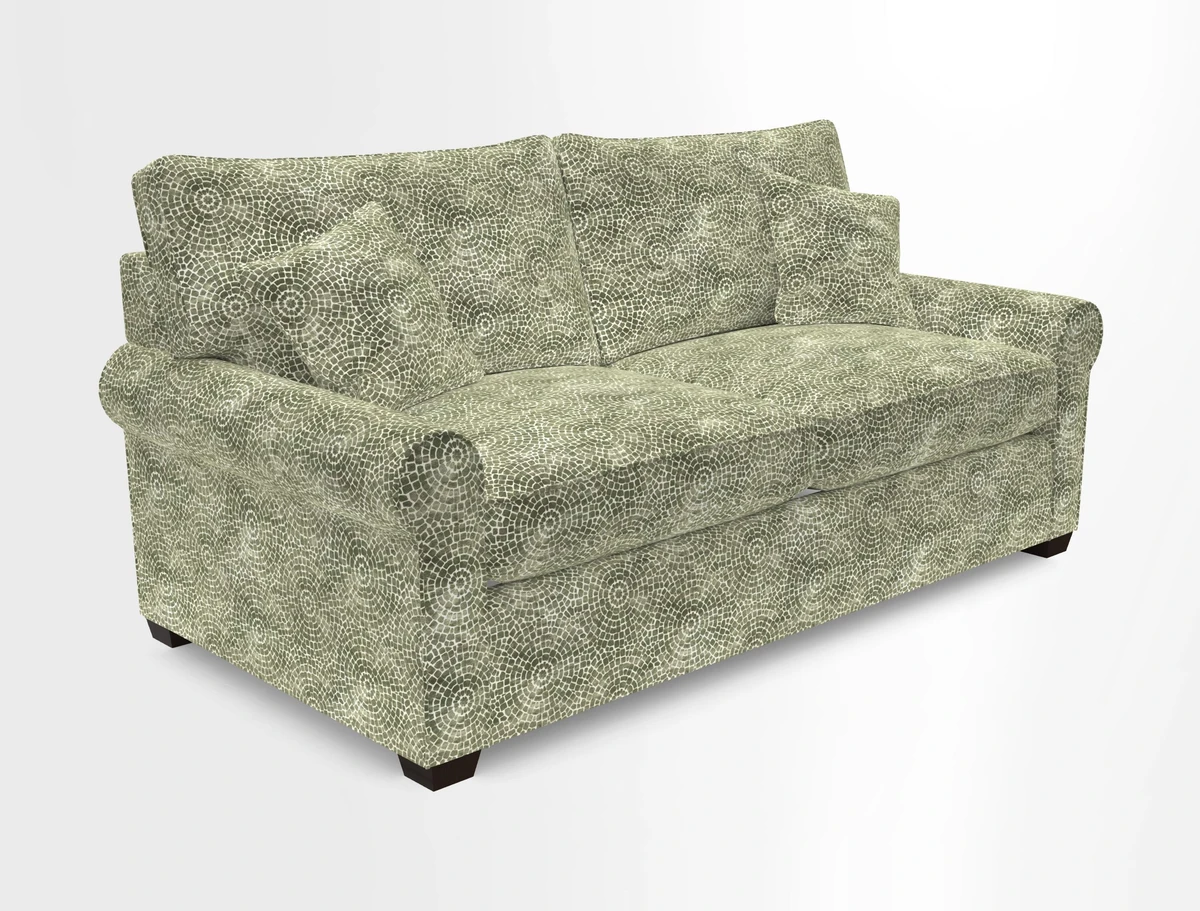 Bignor 3 Seater Sofa in V&A Drawn From Nature Oak Tree Gold