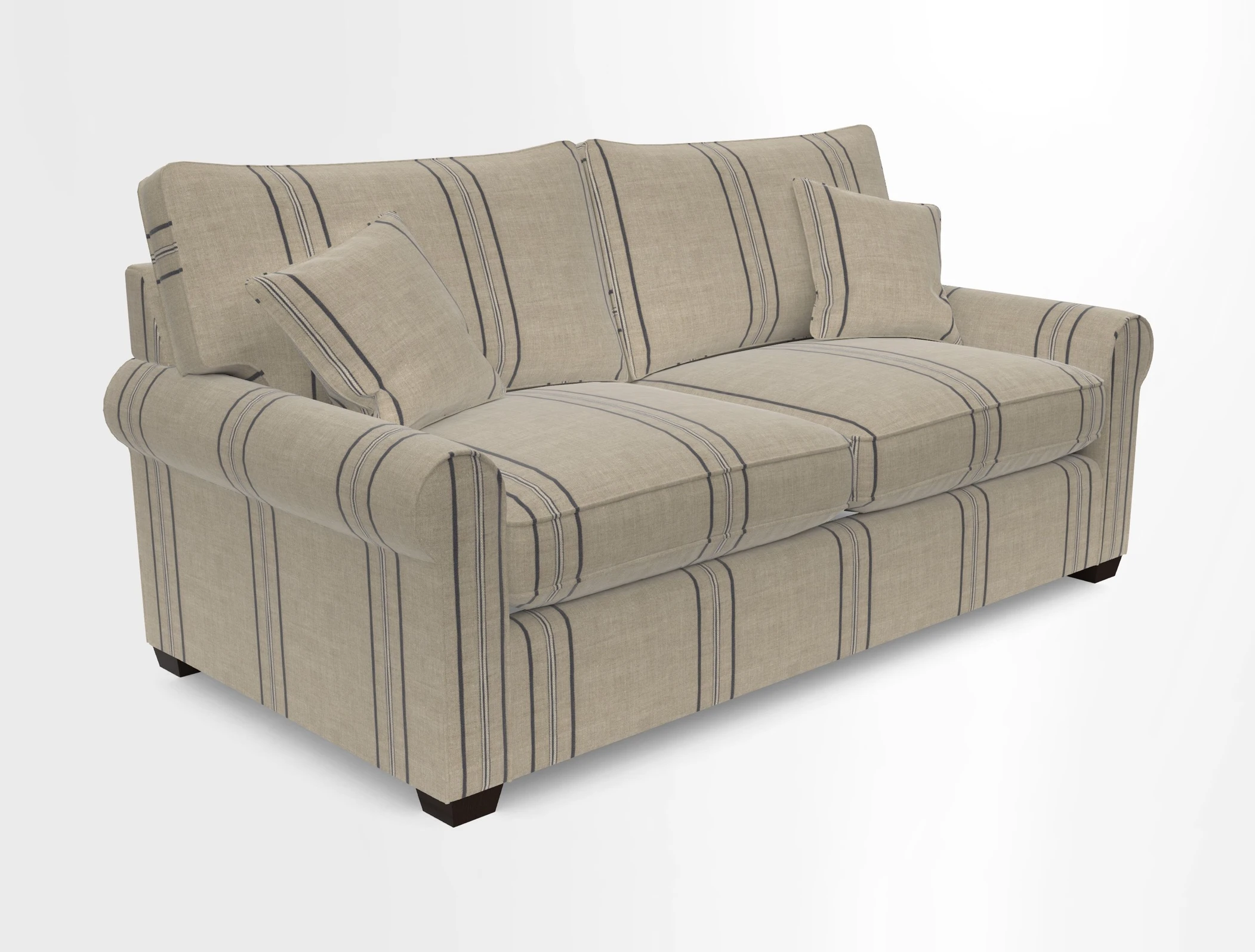 Bignor 3 Seater Sofa in V&A Drawn From Nature Oak Tree Gold