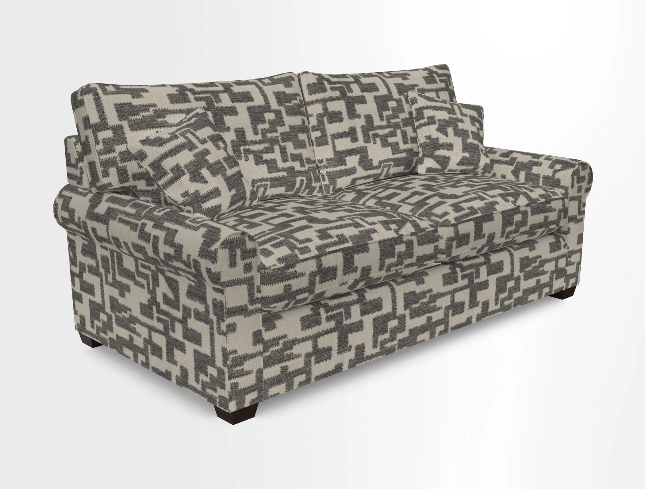 Bignor 3 Seater Sofa in V&A Drawn From Nature Oak Tree Gold