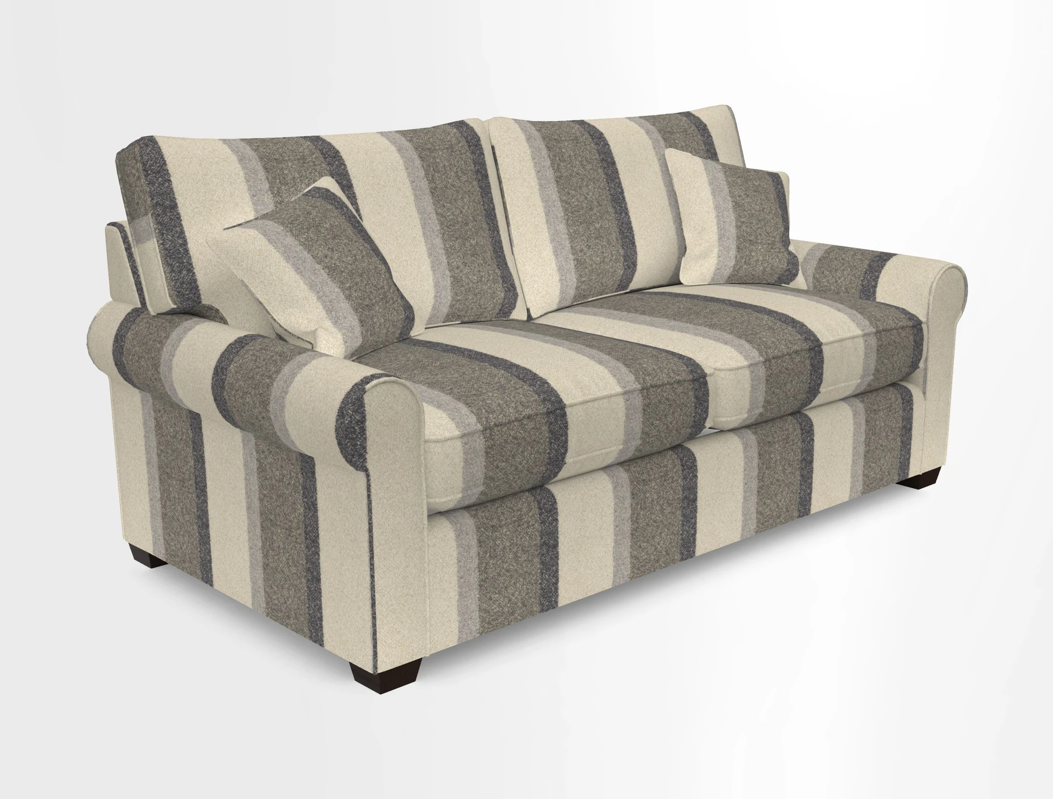 Bignor 3 Seater Sofa in V&A Drawn From Nature Oak Tree Gold
