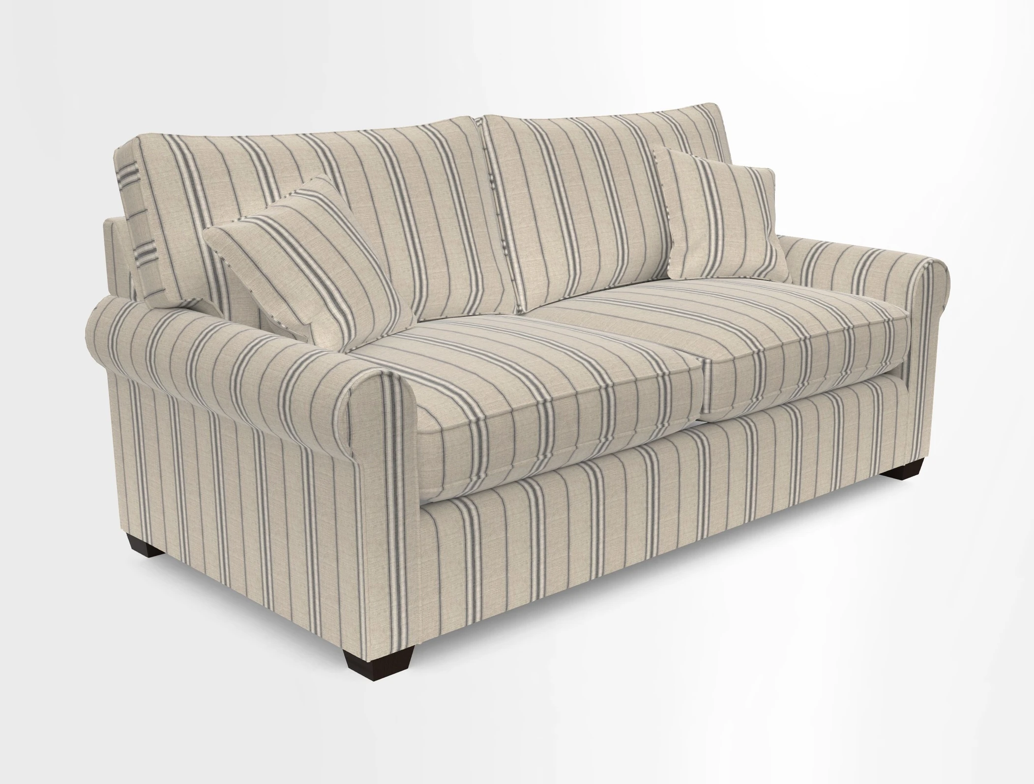 Bignor 3 Seater Sofa in V&A Drawn From Nature Oak Tree Gold