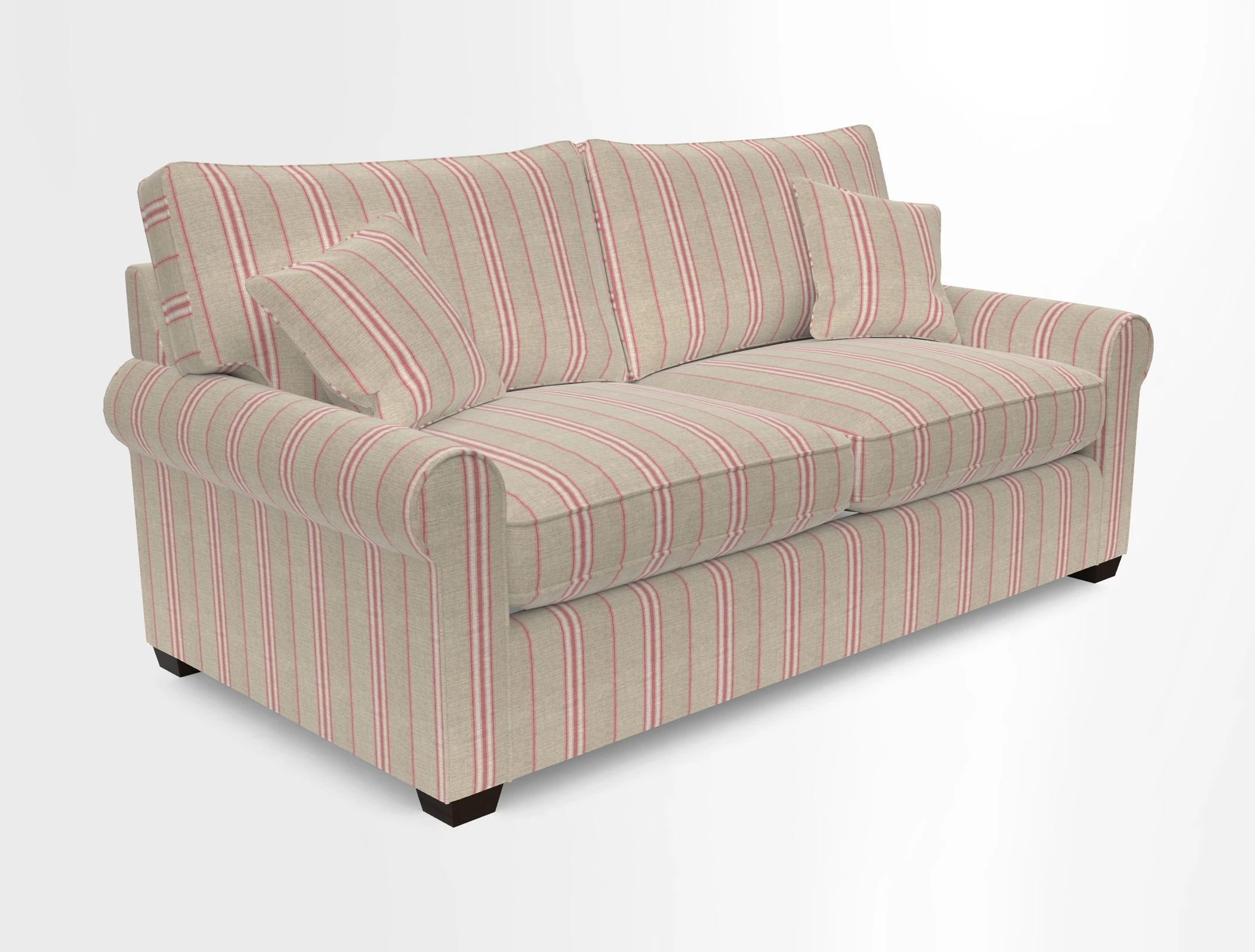 Bignor 3 Seater Sofa in V&A Drawn From Nature Oak Tree Gold
