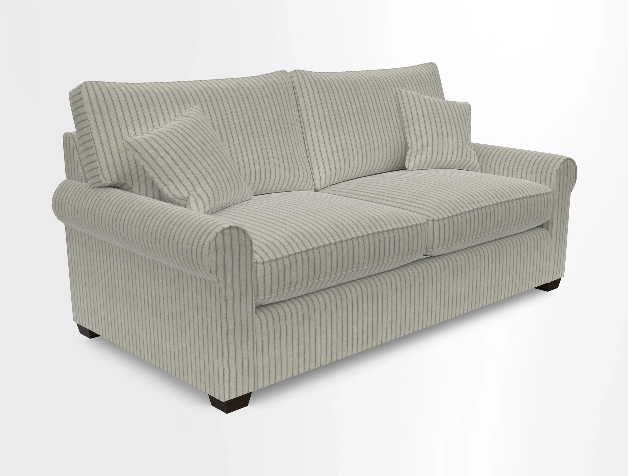 Bignor 3 Seater Sofa in V&A Drawn From Nature Oak Tree Gold