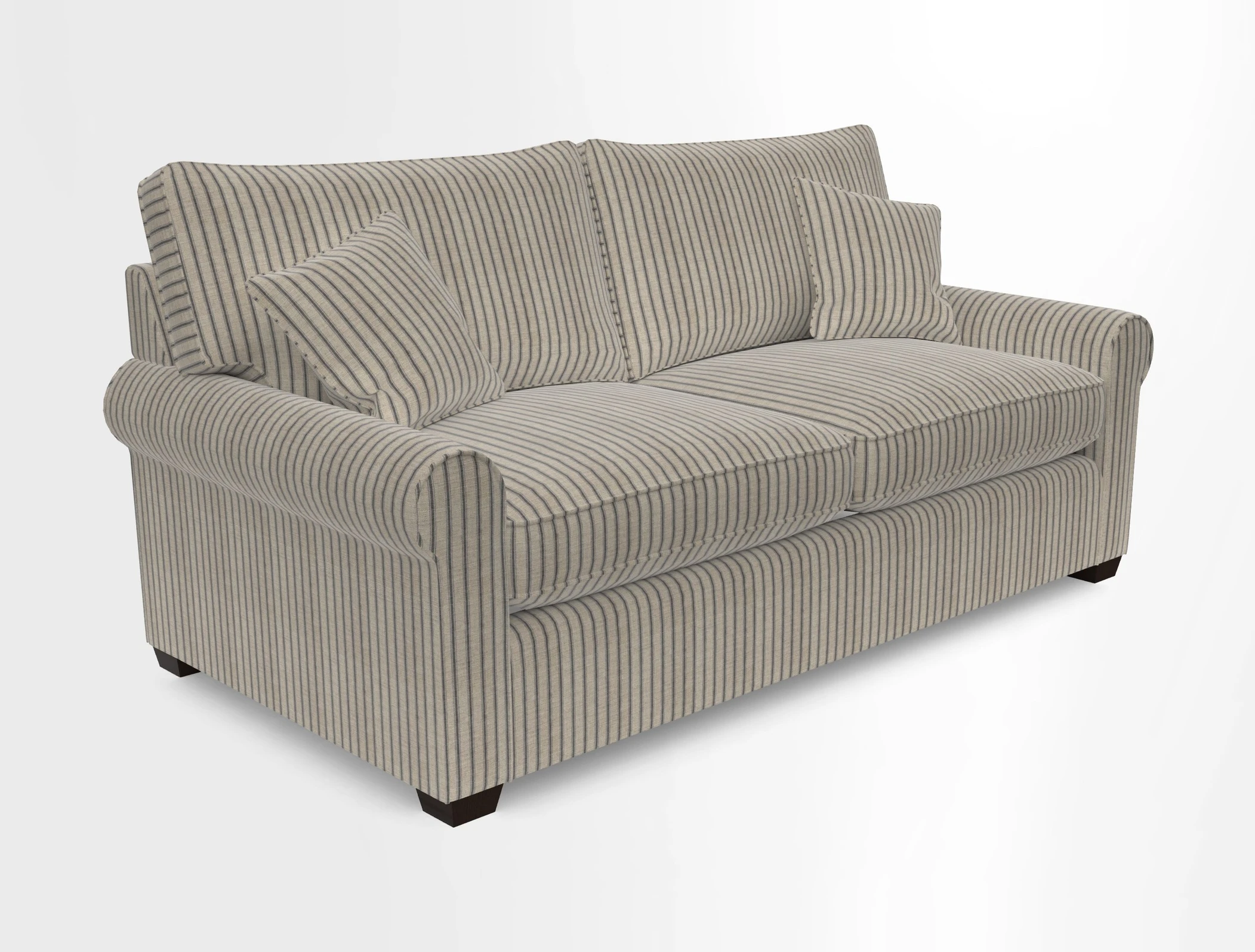 Bignor 3 Seater Sofa in V&A Drawn From Nature Oak Tree Gold