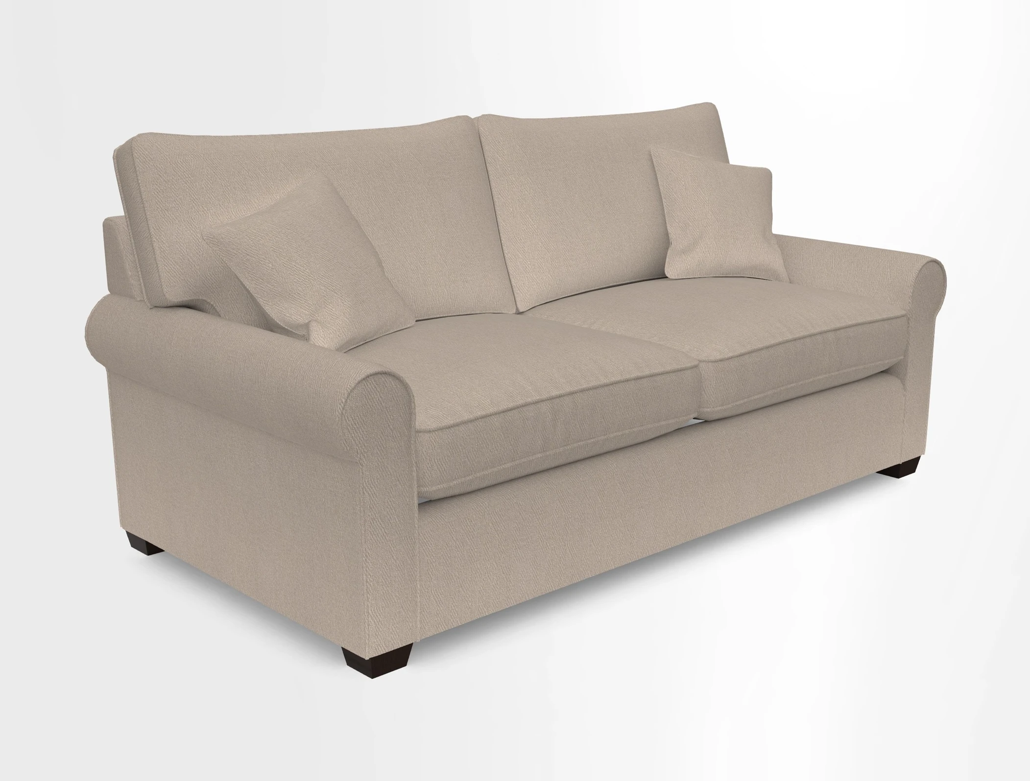 Bignor 3 Seater Sofa in V&A Drawn From Nature Oak Tree Gold