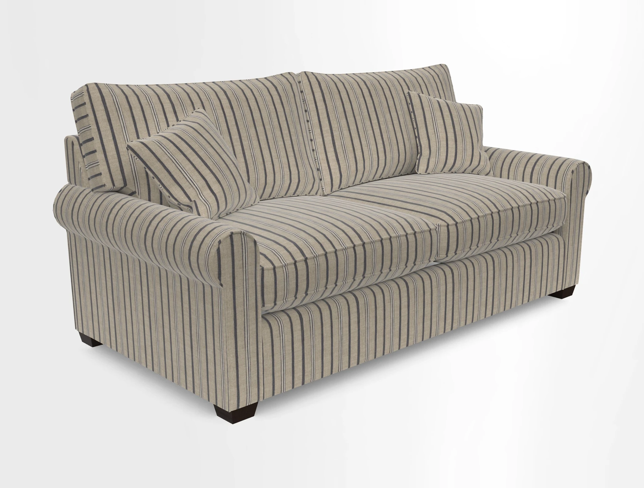 Bignor 3 Seater Sofa in V&A Drawn From Nature Oak Tree Gold