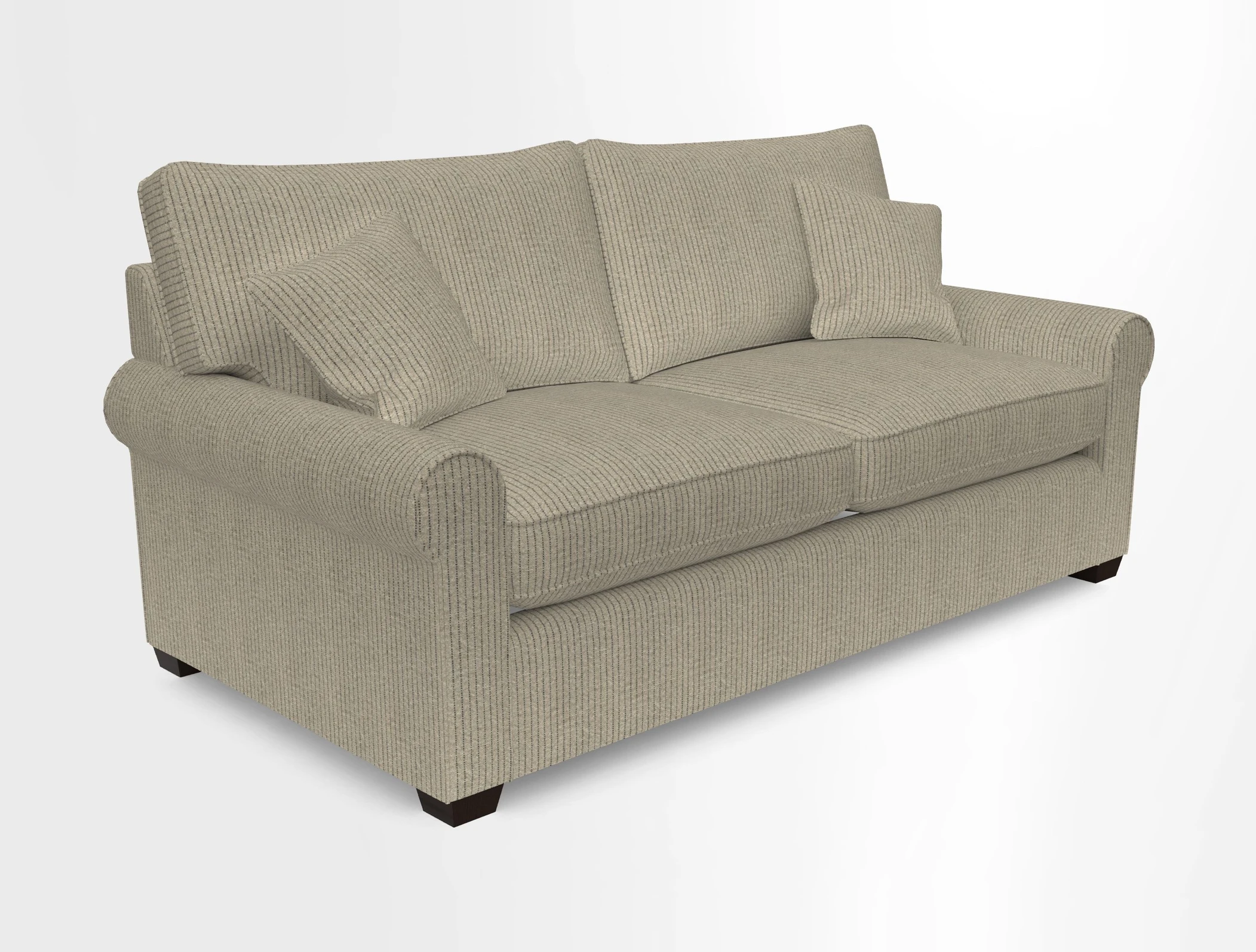 Bignor 3 Seater Sofa in V&A Drawn From Nature Oak Tree Gold