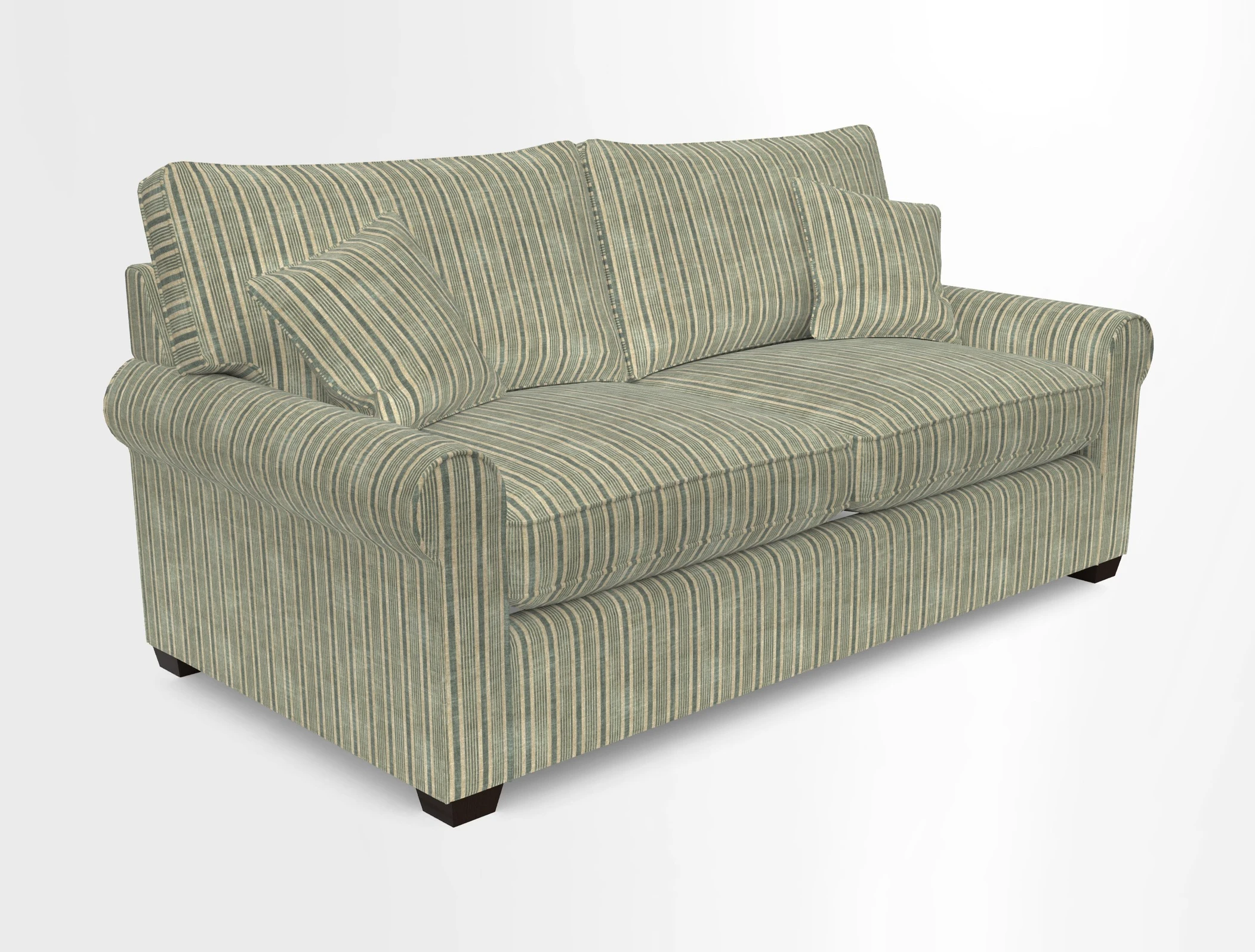 Bignor 3 Seater Sofa in V&A Drawn From Nature Oak Tree Gold